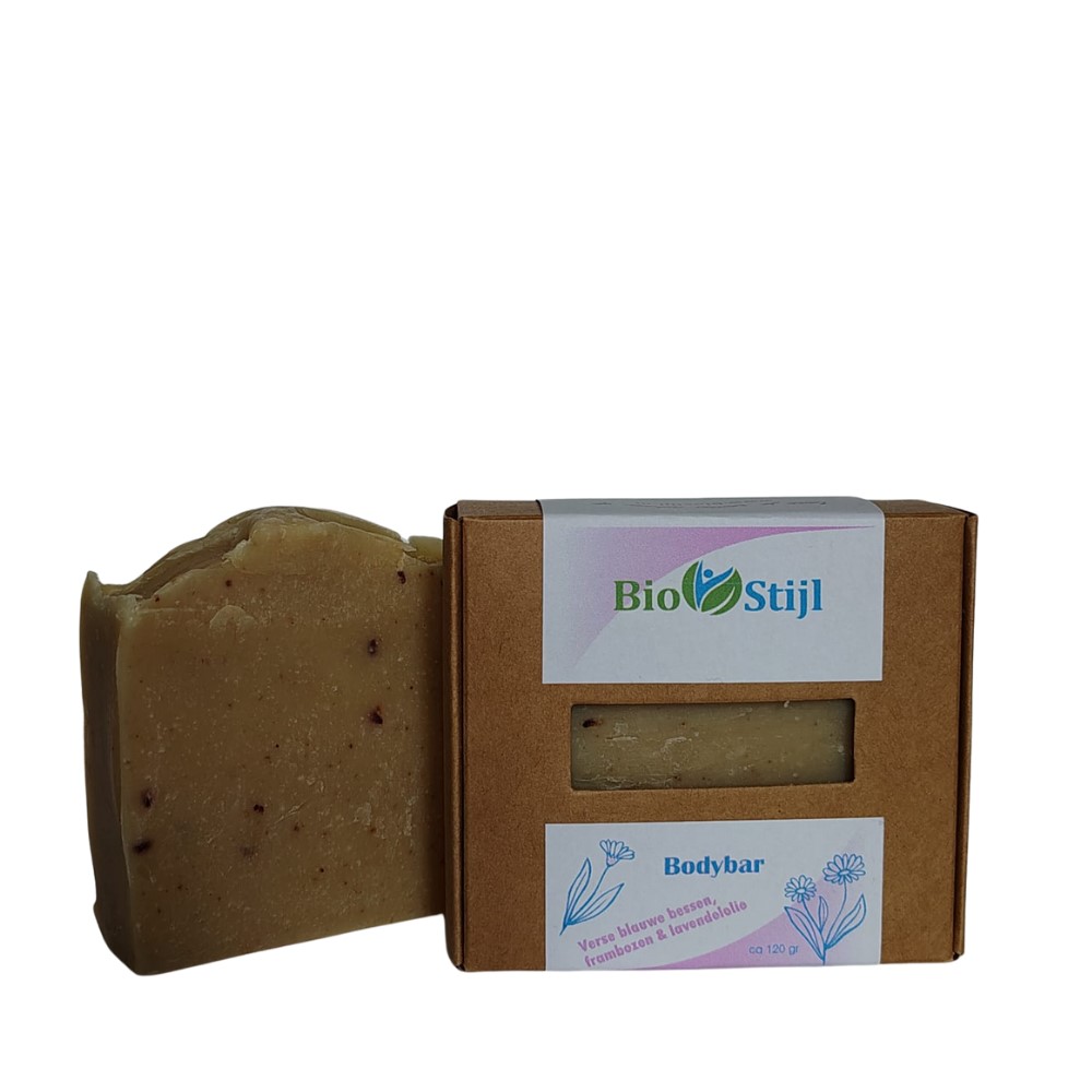 lavendelzeep met vers fruit