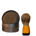 biologische scheerzeep met kwast